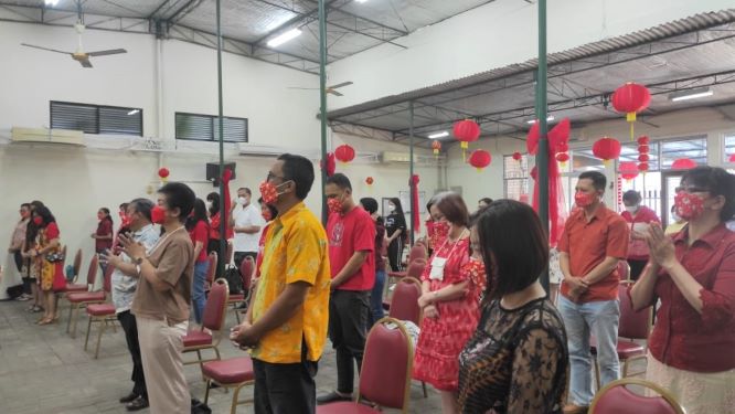 peserta msa bernuansa merah---